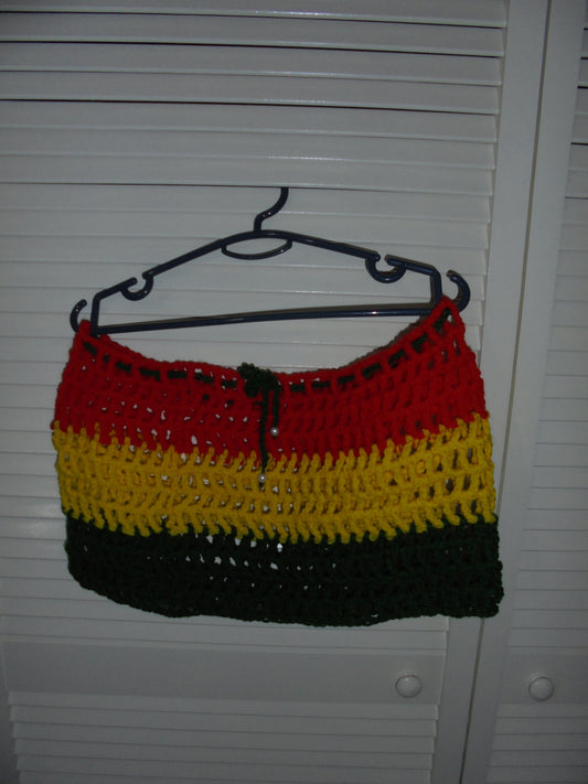 REGGAE MESH MINI SKIRT